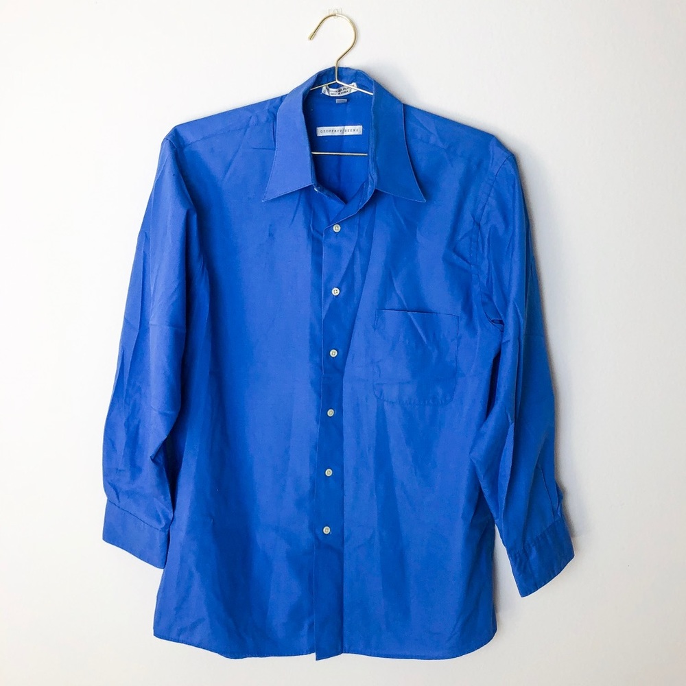 Geoffrey Beene Men’s Royal Blue Long Sleeve Shirt